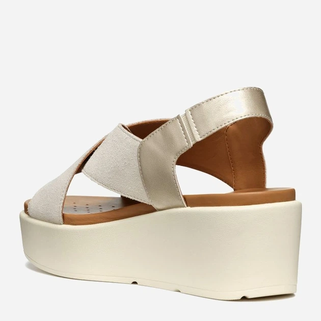 Жіночі сандалі Geox geod45m1b022nfc5v2l 40 Нюдові (8056206634428) - зображення 3