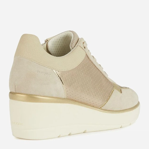 Sneakersy damskie Geox geod25raa0aj22cb55v 36 Beżowe (8056206495814) - obraz 4