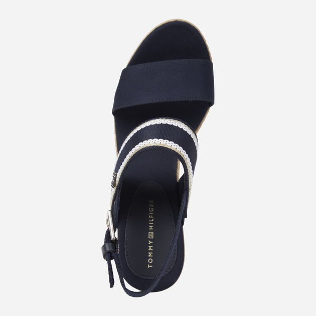 Жіночі босоніжки Tommy Hilfiger thifw0fw08045dw6 37 Сині (8720646938827) - зображення 3