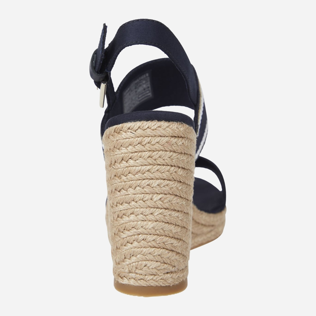 Жіночі босоніжки Tommy Hilfiger thifw0fw08045dw6 37 Сині (8720646938827) - зображення 4