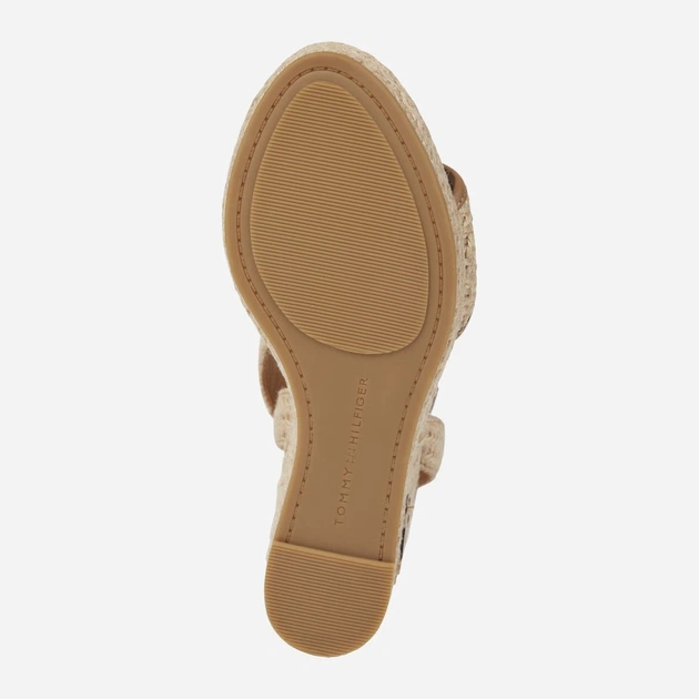 Sandały damskie na koturnie Tommy Hilfiger thifw0fw079260f4 41 Brązowe (8720646903993) - obraz 5