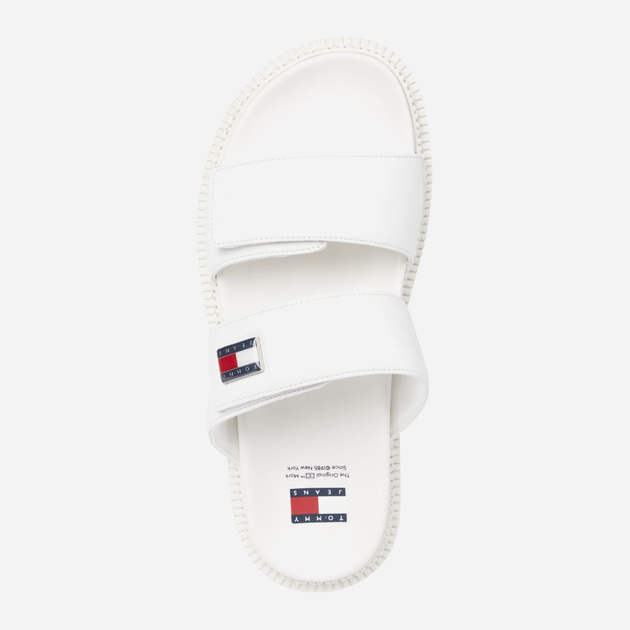 Klapki damskie Tommy Hilfiger thien0en02560ybl 38 Białe (8720646950775) - obraz 2