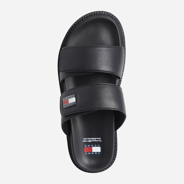 Жіночі шльопанці Tommy Hilfiger thien0en02560bds 37 Чорні (8720646947492) - зображення 2