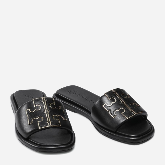 Жіночі шльопанці Tory Burch torb79985-013 37 (7US) Чорні (192485756999) - зображення 2