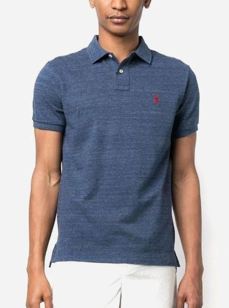 Polo męskie długie Polo Ralph Lauren prl710666998005 2XL Niebieskie (3614713271267) - obraz 1