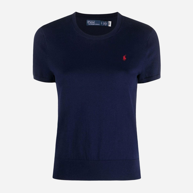 Футболка бавовняна жіноча Polo Ralph Lauren prl211891673002 L Синій (3616851066903) - зображення 4