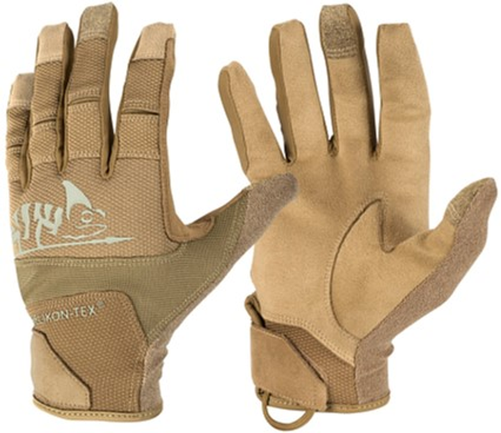 Рукавички тактичні Helikon-Tex Range Tactical Gloves A размер XL Coyote / Adaptive Green (RK-RNG-PO-1112A-B06) - зображення 1