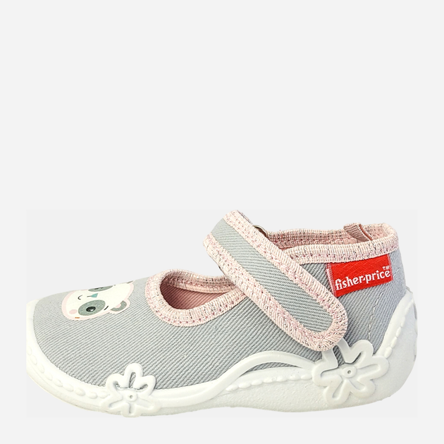 Buty wsuwane dziecięce dla dziewczynki Cool Club SLP1S22-LG58 24 Szare z różowym (5903977166739) - obraz 3