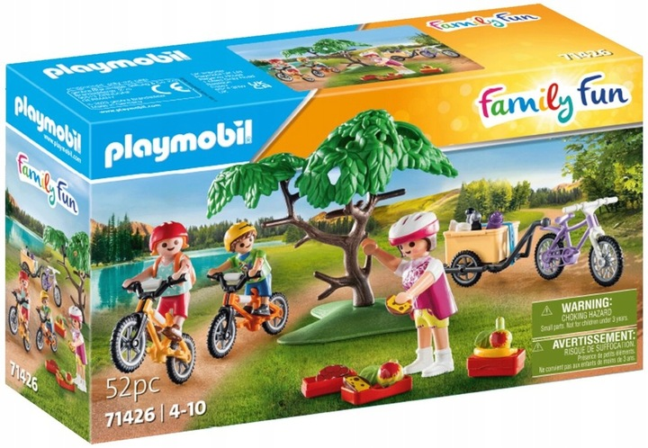 Zestaw z figurkami Playmobil Family Fun Wycieczka rowerami górskimi (4008789714268) - obraz 1