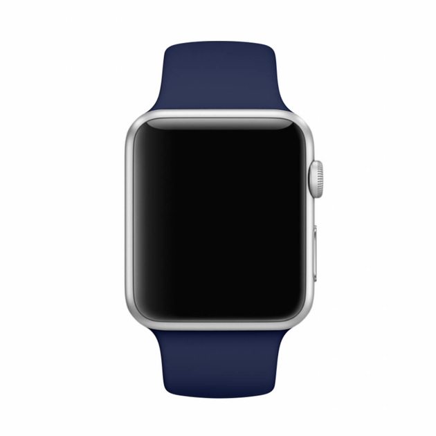 Силіконовий спортивний ремінець Fruct Sport Band для Apple Watch 42/44/45/46/49 mm (S/M) (16-20 см) Midnight - Фото 4 Силіконовий спортивний ремінець Fruct Sport Band для Apple Watch 42/44/45/46/49 mm (S/M) (16-20 см) Midnight - зображення 4