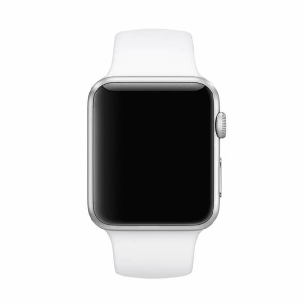 Силіконовий спортивний ремінець Fruct Sport Band для Apple Watch 42/44/45/46/49 mm (S/M) (16-20 см) White - Фото 4 Силіконовий спортивний ремінець Fruct Sport Band для Apple Watch 42/44/45/46/49 mm (S/M) (16-20 см) White - зображення 4