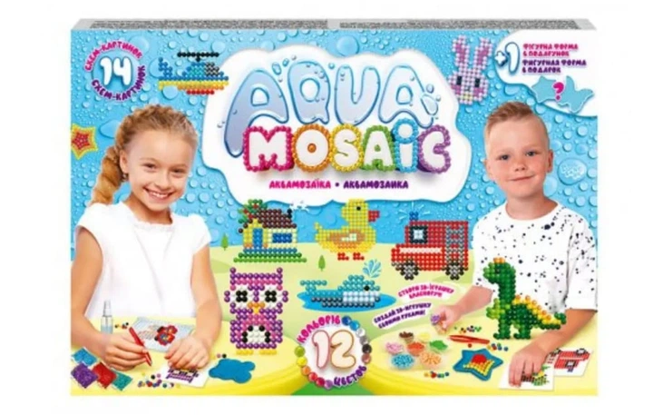 Набір для творчості Aqua Mosaic, маленький DankoToys DT AM-01-03