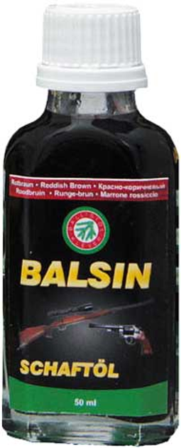 Масло для ухода за деревом Balsin 50мл. Красно-коричневое - изображение 1