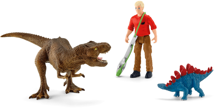 Набір фігурок Schleich Dinosaurs Tyrannosaurus Rex Attack (4059433574196) - зображення 3