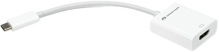Adapter-przejściówka NewerTech USB Type-C to HDMI 2.0 4K White (0811643017153) - obraz 3
