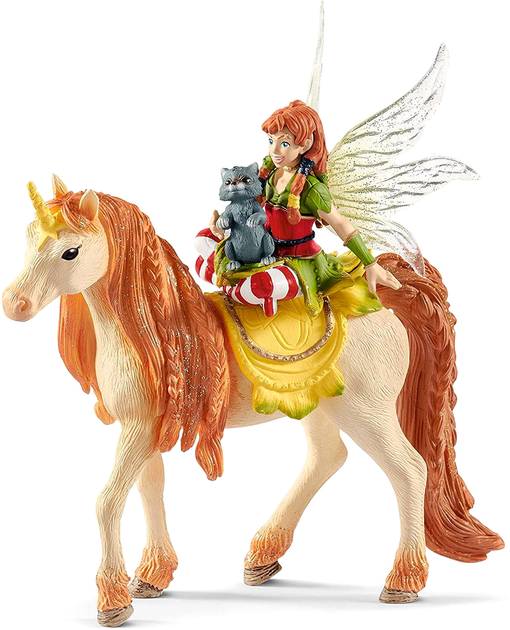 Zestaw Schleich Świat Elfów Bayala Wróżka Marween z migoczącym pegazem 14 cm (4059433573793) - obraz 1