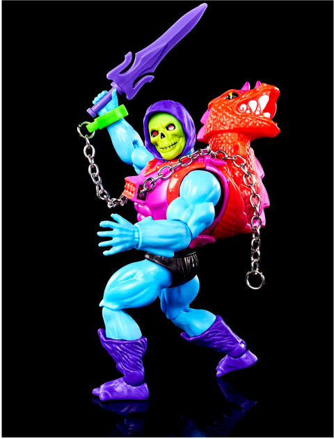 Figurka do gry Mattel Masters of the Universe Origins Actionfigur Deluxe Dragon Blaster Skeletor 14 cm (0194735104338) - obraz 4
