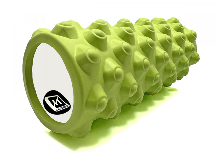 Массажный ролик EasyFit Grid Roller Extreme 33 см Салатовый - изображение 2