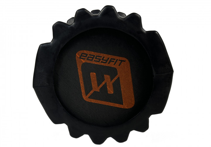 Массажный ролик EasyFit Solid Roller v.1.1s 33 см черный - изображение 3