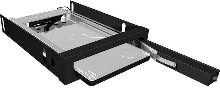 Внутрішня кишеня Icy Box IB-2216StS 2.5" SATA Black (4250078185543) - зображення 5
