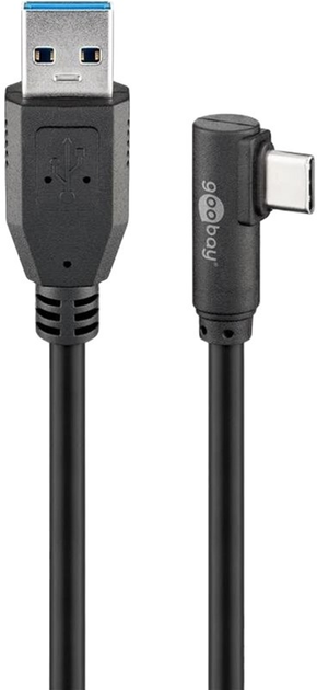 Kabel Goobay USB Type-C - USB Type-A Black (4040849665042) - obraz 1