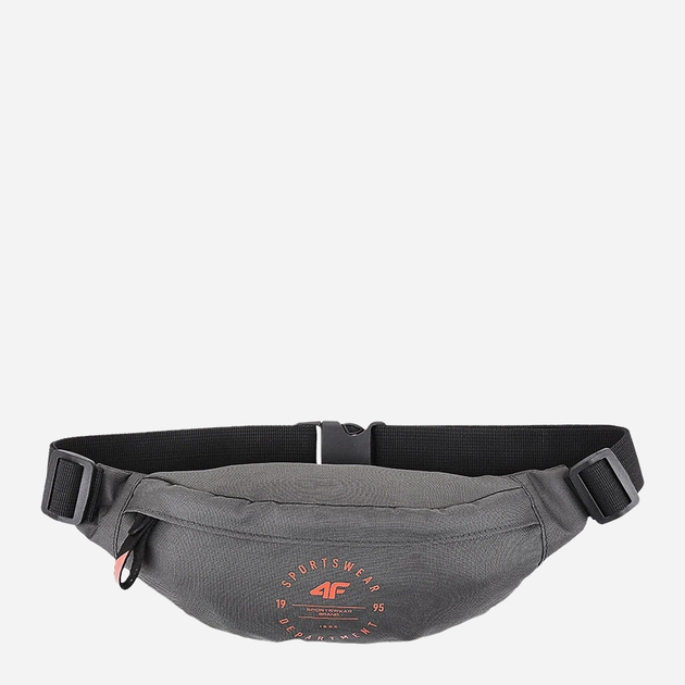 Torebka nerka damska sportowa 4F Waist Bag M067 4FJWSS24AWAIM067-25S Szara (5904698762170) - obraz 1