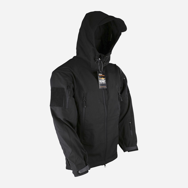 Куртка тактическая Kombat UK Patriot Soft Shell Jacket XXL Черная (kb-pssj-blk-xxl) - изображение 2