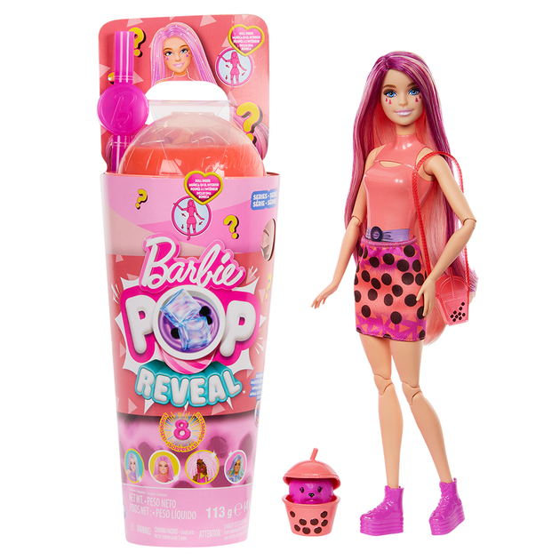 Lalka Barbie Pop Reveal Seria Bubble Tea (194735191260) - obraz 1