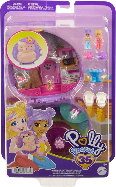 Zestaw kompaktowy Polly Pocket Kawiarenka jeżyka (0194735173860) - obraz 1