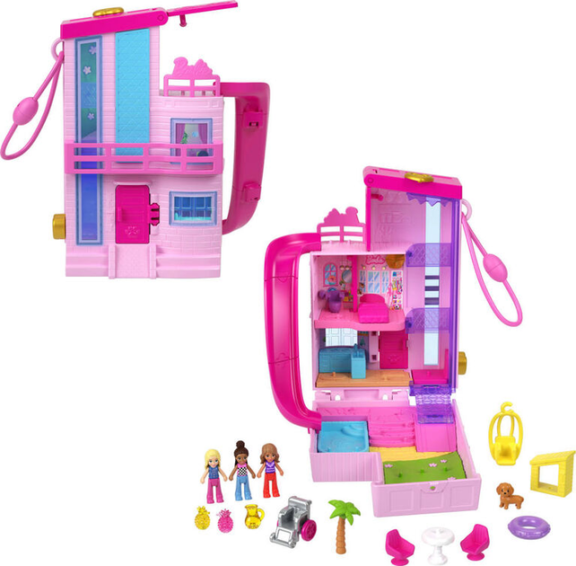 Компактний набір Polly Pocket Barbie Dreamhouse (194735217687) - зображення 1