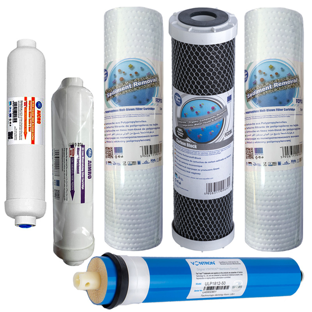 Набор AQUAFILTER для систем обратного осмоса PP20-BL-PP5 - Постфильтр ...
