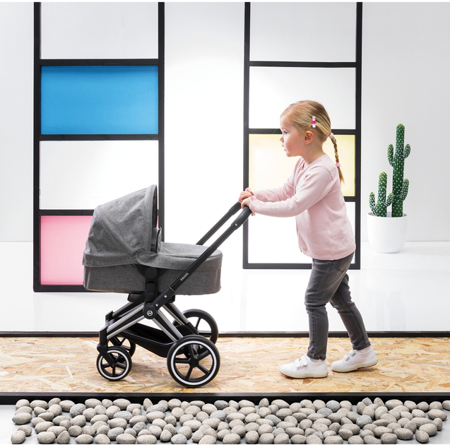 Wózek dla lalek Simba Cybex Corolle Mon Grand Pupon 36-42 cm Szary (4062013140773) - obraz 5