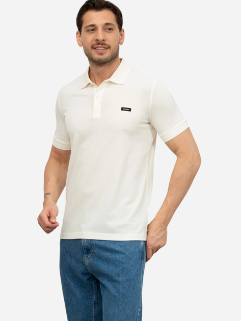 Koszulka polo męska Calvin Klein K10K112468-YAH M Kremowa (8720109248524) - obraz 3