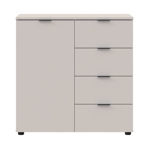 Комод Doros Рон 1 1 фасад 4 шухляды Кашемір 80х38х81 (41516043) - зображення 4