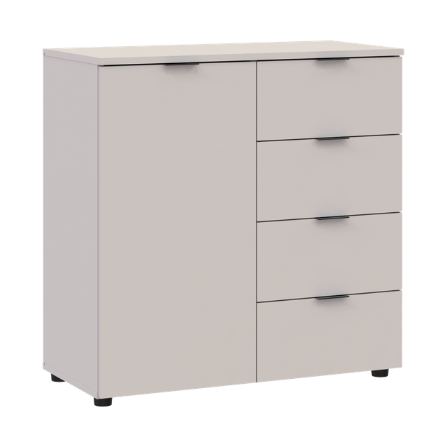 Комод Doros Рон 1 1 фасад 4 шухляды Кашемір 80х38х81 (41516043) - зображення 5