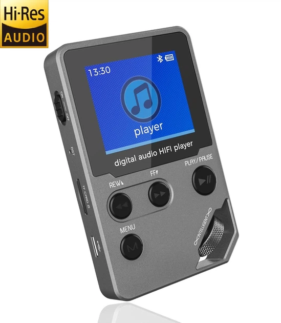 Hi-Fi музыкальный MP3 плеер C5 DSD256 Bluetooth FM 8 Gb + 32 Gb sd