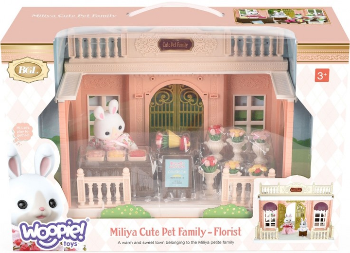 Ляльковий будиночок Woopie Miliya Cute Pet Family Florist (5904326943162) - зображення 1