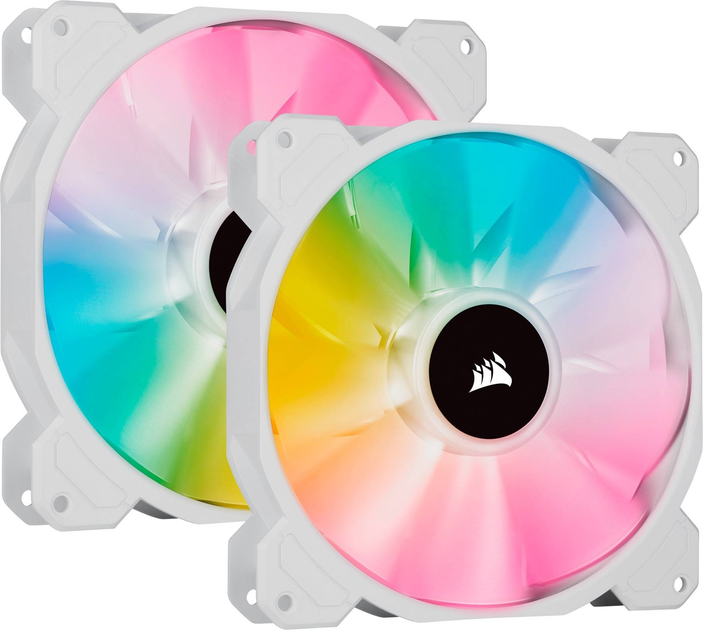 Комплект вентиляторов Corsair iCUE SP140 RGB ELITE Performance 2x Белый ...