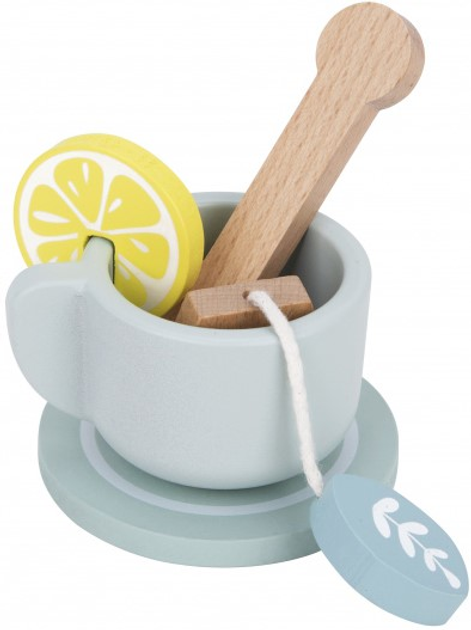 Zestaw do zabawy Tooky Toy Wooden Afternoon Tea 21 element (6972633377474) - obraz 3