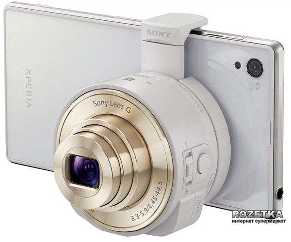 【ぽよすけ】ソニー デジカメ DSC-QX10 ホワイト 新品 Фотоаппарат Sony DSC-QX10 White купить на ROZETKA | Отличная цена