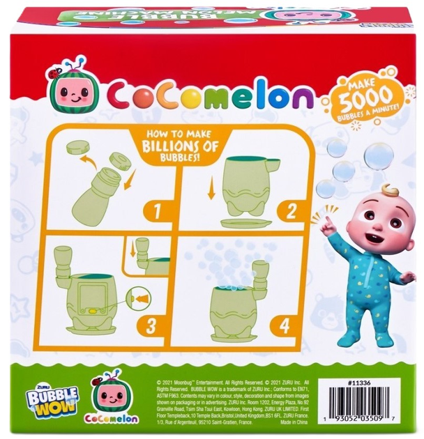 Maszyna do produkcji baniek Zuru Cocomelon Eggsploder (193052035097) - obraz 9