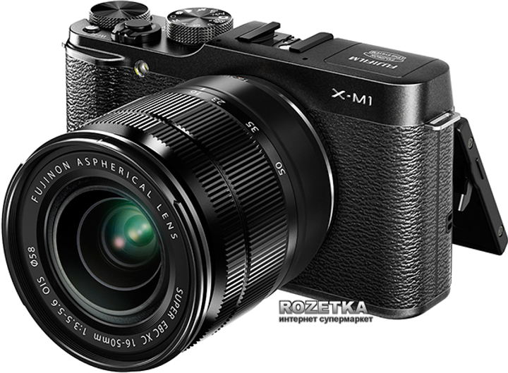 Фотоаппарат Fujifilm FinePix X-M1 16-50mm Kit Black (16390809) - изображение 2