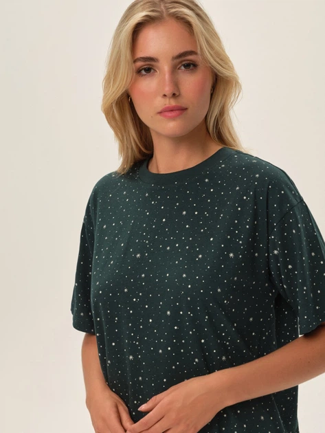 Koszula nocna damska Henderson 41890-79X XL Ciemnozielona (5903972330883) - obraz 4