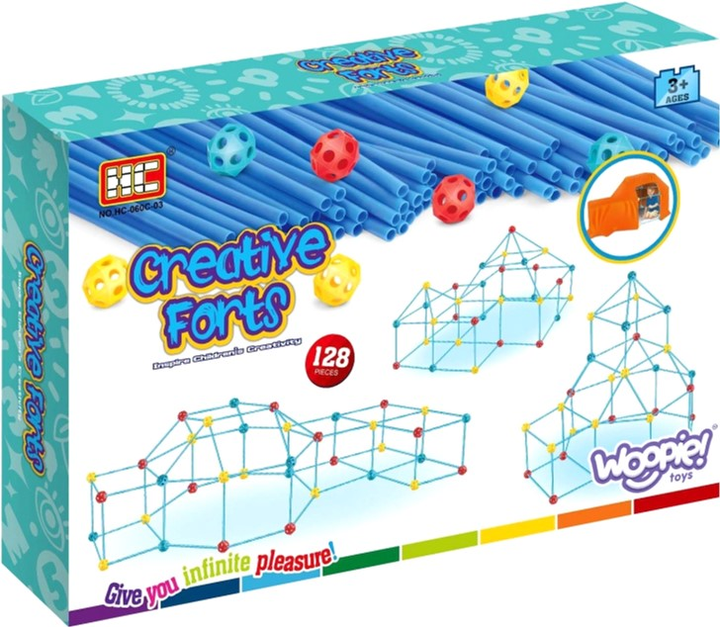 Конструктор Woopie Creative Forts 128 деталей (5904326942929) - зображення 1