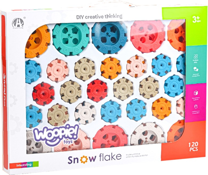 Конструктор Woopie Diy Snow Flake 120 деталей (5904326945517) - зображення 1