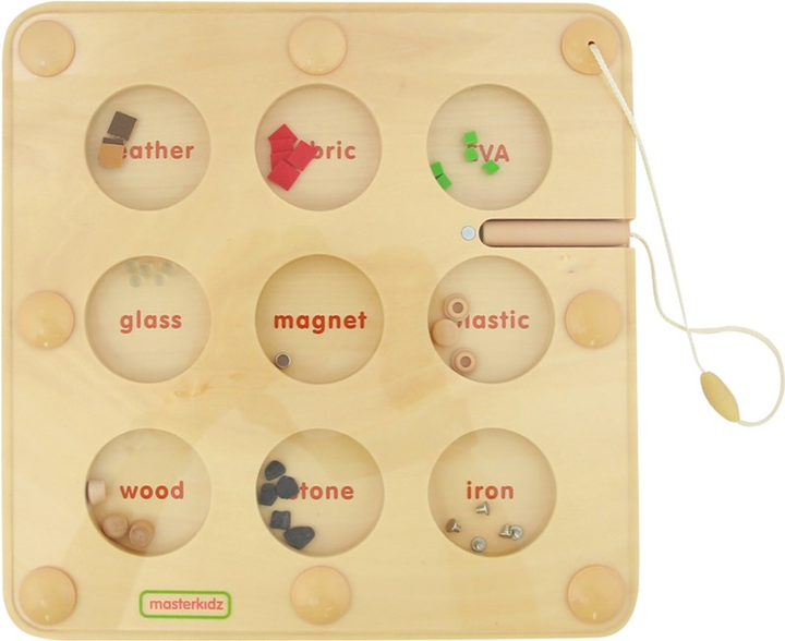 Tablica edukacyjna Masterkidz Montessori Co przyciąga magnes (6955920008893) - obraz 1