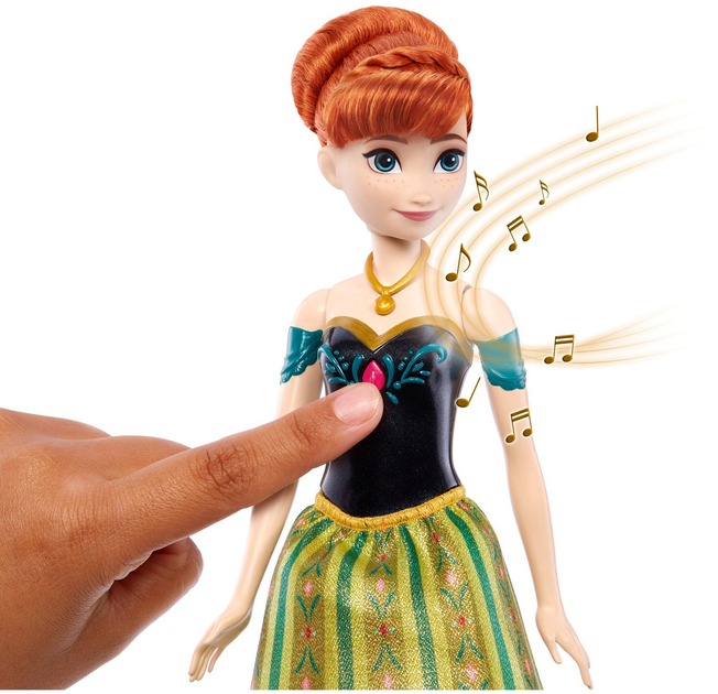 Lalka Disney Kraina Lodu Śpiewająca Anna 29 cm (0194735126545) - obraz 4