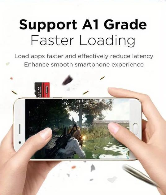 Карта пам'яті Lenovo microSDXC 128GB thinkPlus Class 10 U3 V30 A1 - изображение 4