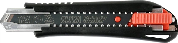 Ніж з висувним лезом YATO Ultra Sharp 18 мм (YT-75123) - зображення 2