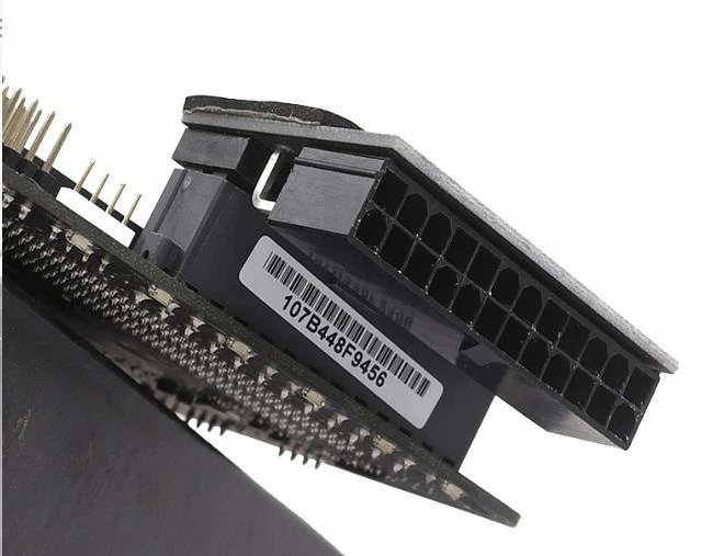 Кутовий ATX 24 пін перехідник 90 градусів 24pin живлення
